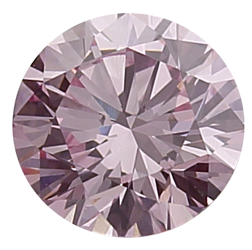 Round Cut Pink Diamond, 1.05ct, HPHT Treated, VVS