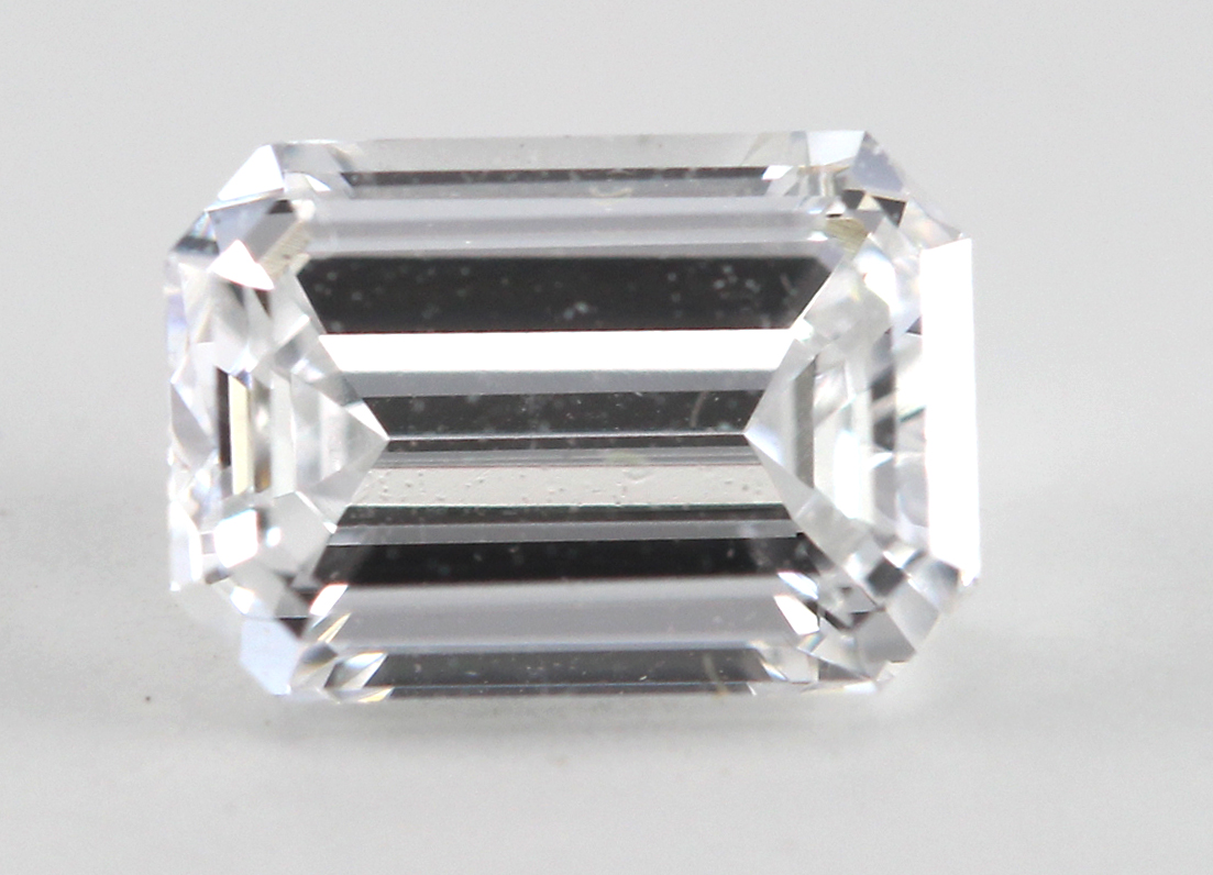 Emerald Cut Loose Diamond (0.57 Ct, D, VVS2) WGI Certified