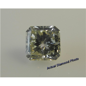 Radiant Cut Loose Diamond (1 Ct, Natural Fancy Light Brown Greenish Yellow ,SI1) GIA Certified