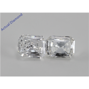 A Pair of Radiant Cut Loose Diamonds (0.99 Ct, G-H ,SI)