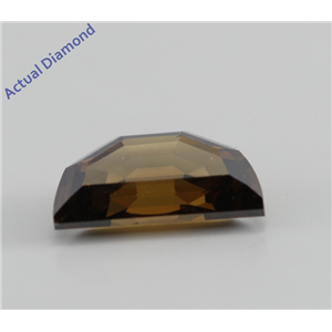 Half Moon Cut Loose Diamond (1.33 Ct, Natural Fancy Dark Yellowish Brown, SI1) GIA Certified