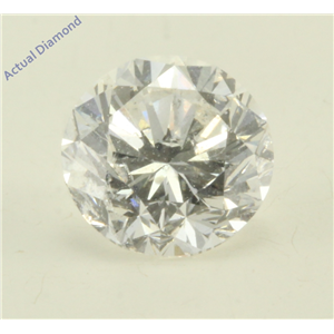 Round Cut Loose Diamond (1.07 Ct, F Color, I1 Clarity) GIA Certified