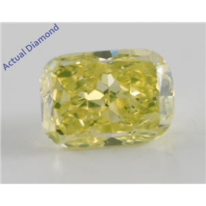 Radiant Cut Loose Diamond (2 Ct, Natural Fancy Intense Greenish Yellow Color, SI3 Clarity) GIA Certified