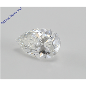 Pear Cut Loose Diamond (1 Ct, f, VVS2) WGI Certified