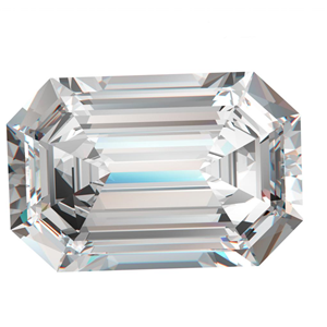 Emerald Cut Loose Diamond (0.72 Ct, D ,VS2) EGL Certified