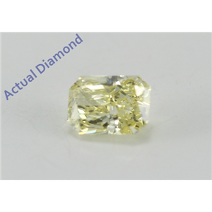 Radiant Cut Loose Diamond (0.24 Ct, Natural Fancy Intense Yellow Color, VS2 Clarity) GIA Certified