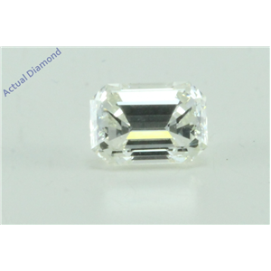 Emerald Cut Loose Diamond (0.63 Ct, I Color, VVS2 Clarity) IGL Certified