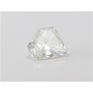 Shield Cut Loose Diamond (0.5 Ct, J Color, VS Clarity)