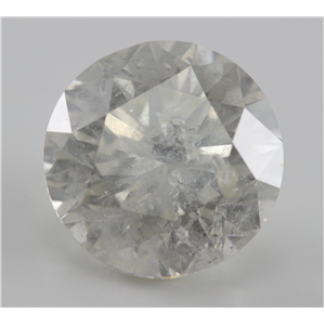 Round Cut Loose Diamond (5.01 Ct, I-J Color ,I1(K.M) Clarity) IGL Certified