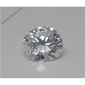 Round Cut Loose Diamond (0.33 Ct,D Color,Vs1 Clarity) GIA Certified