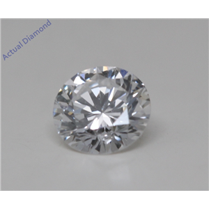 Round Cut Loose Diamond (0.41 Ct,D Color,Si2 Clarity) GIA Certified