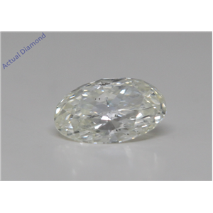 Oval Cut Loose Diamond (0.6 Ct,I Color,Vs1 Clarity) IGL Certified