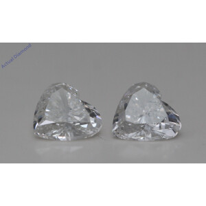 A Pair Of Triangle Cut Loose Diamonds (1.49 Ct,F Color,Si1 Clarity)