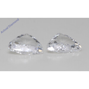 A Pair Of Trilliant Cut Natural Mined Loose Diamonds (1.65 Ct,E Color,Vs1 Clarity)