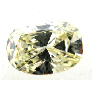 Oval Cut Loose Diamond (0.47 Ct, NATURAL FANCY YELLOW Color ,VS1 Clarity)  