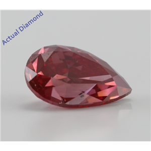 Pear Cut Loose Diamond (2.55 Ct, Fancy Intense Purpleish Pink(HPHT Color Treated), VS1) IGL Certified