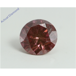 Round Cut Loose Diamond (1.68 Ct, Fancy Pinkish Purple(HPHT Color Treated) Color, SI2 Clarity) IGL Certified