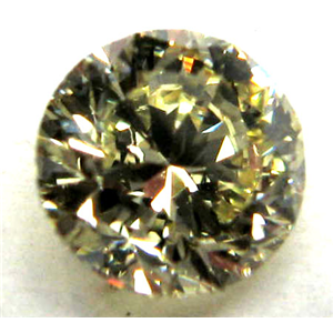 Round Cut Loose Diamond (0.72 Ct, Fancy Yellow ,VVS1)  