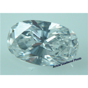Oval Cut Loose Diamond (1.02 Ct, D(HPHT Color Treated) ,VVS1) GIA Certified