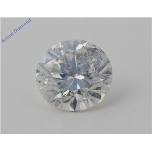 Round Cut Loose Diamond (4.14 Ct, I Color, SI2(Clarity Enhanced&laser Drilled) Clarity) EGL Certified