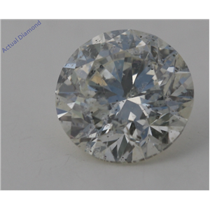 Round Cut Loose Diamond (3.12 Ct, I Color, SI2(Clarity Enhanced) Clarity) EGL Certified