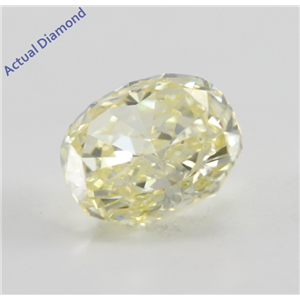 Cushion Cut Loose Diamond (0.48 Ct, Natural Fancy Yellow, VS1) GIA Certified