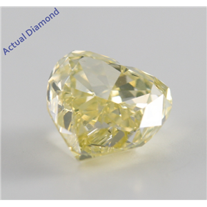 Heart Cut Loose Diamond (1.54 Ct, Natural Fancy Yellow, SI1) GIA Certified