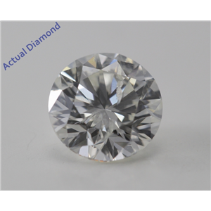 Round Cut Loose Diamond (1.06 Ct, G, SI2) DGI Certified