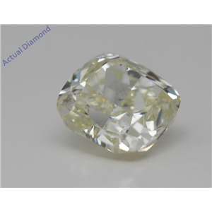 Cushion Cut Loose Diamond (2.17 Ct,Y-z Color,SI2 Clarity) GIA Certified