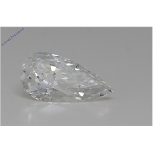 Pear Cut Loose Diamond (1.01 Ct,I Color,SI1 Clarity) GIA Certified