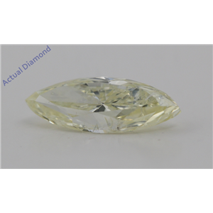 Marquise Cut Loose Diamond (1.96 Ct,Natural Fancy Light Yellow Color,SI2 Clarity) GIA Certified