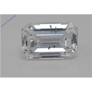 Emerald Cut Loose Diamond (0.81 Ct,E Color,SI1 Clarity) AIG Certified