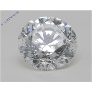 Round Cut Loose Diamond (0.72 Ct,E Color,SI2 Clarity) AIG Certified