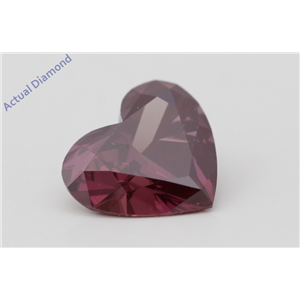 Heart Loose Diamond (2.16 Ct Fancy Brownish Orangy Pink(Irradiated HPHT Treated) VS2 Clarity) GIA