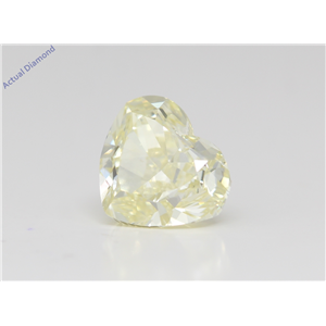 Heart Cut Loose Diamond (2 Ct,Natural Fancy Yellow Color,Vs2 Clarity) Gia Certified