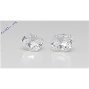 A Pair Of Cushion Cut Loose Diamonds (1.11 Ct,D Color,Vvs1 Clarity) GIA Certified