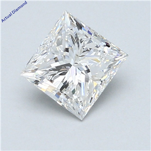 Princess Cut Loose Diamond (1.01 Ct,E Color,Si1 Clarity) Gia Certified