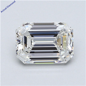 Emerald Cut Loose Diamond (1.5 Ct,F Color,Vs2 Clarity) Gia Certified