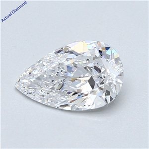 Pear Cut Loose Diamond (0.9 Ct,D Color,Vs1 Clarity) Gia Certified