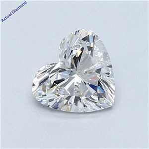Heart Cut Loose Diamond (0.79 Ct,E Color,Si1 Clarity) Gia Certified