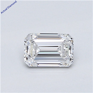 Emerald Cut Loose Diamond (0.53 Ct,D Color,If Clarity) Gia Certified