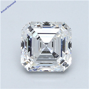 Asscher Cut Loose Diamond (1.31 Ct,D Color,Vs2 Clarity) Gia Certified