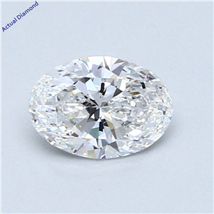 Oval Cut Loose Diamond (0.7 Ct,D Color,Vs2 Clarity) Gia Certified