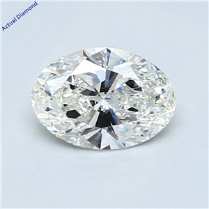 Oval Cut Loose Diamond (0.74 Ct,G Color,Vs1 Clarity) Gia Certified