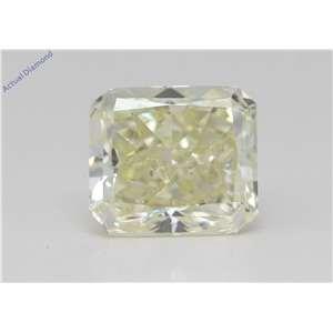 Radiant Cut Loose Diamond (2.95 Ct,W-X Yellow Color,Vs1 Clarity) Gia Certified