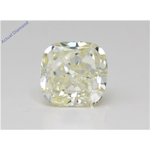 Cushion Cut Loose Diamond (1.54 Ct,U Yellow Color,Vvs2 Clarity) Gia Certified