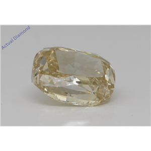 Cushion Cut Loose Diamond (1.51 Ct,Natural Fancy Brownish Yellow Color,Si2 Clarity) Gia Certified
