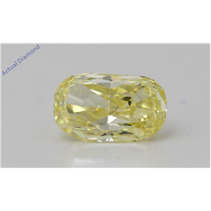 Cushion Cut Loose Diamond (1.01 Ct,Fancy Yellow Color,Vs2 Clarity) Gia Certified