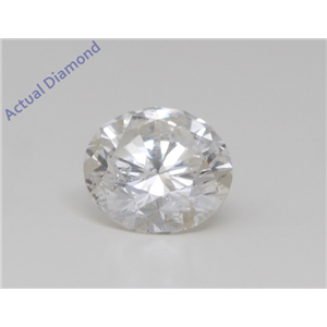 Round Cut Loose Diamond (0.52 Ct,H Color,Si3-I1 Clarity)