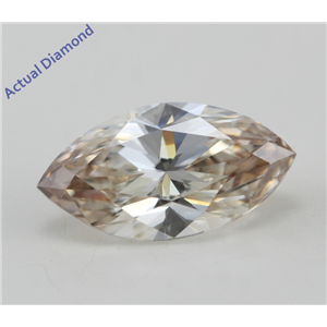 Marquise Cut Loose Diamond (0.97 Ct, Natural Light Brown Color, VS2 Clarity) IGL Certified